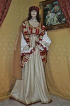 Costume Storico del Medioevo, Nobildonna di corte. Dama.